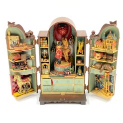 Vintažinė “Enesco” muzikinė dėžutė (NEVEIKIANTI) 11x13x23 cm