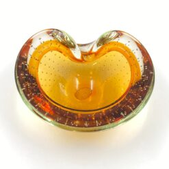 Itališka Murano stiklo vaza 13,5x15,5x7 cm