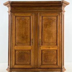 Senovinė ąžuolinė rūbų spinta 75x190x199 cm