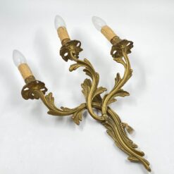 Žalvarinių sieninių šviestuvų 2 vnt. komplektas 15x33x47 cm