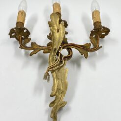 Žalvarinių sieninių šviestuvų 2 vnt. komplektas 15x33x47 cm