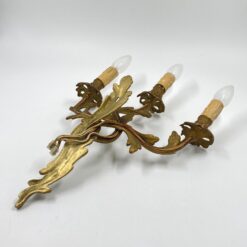 Žalvarinių sieninių šviestuvų 2 vnt. komplektas 15x33x47 cm