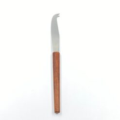 Sidabruoto metalo peilis sūriui su medine rankena 2,5x23x1,5 cm