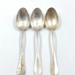 “Pierard” sidabruoto metalo šaukštelių 3 vnt. komplektas 3x15x2,5 cm