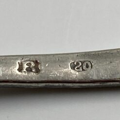 Sidabruoto metalo valgomieji šaukštai 5 vnt. komplektas 4×17,5×2 cm