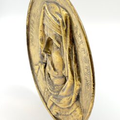 Žalvarinis bareljefas su Philip van Artevelde atvaizdu 2,5x30x30 cm