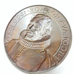 Žalvarinis bareljefas su Nicolaas Rockox atvaizdu 2x31x31 cm