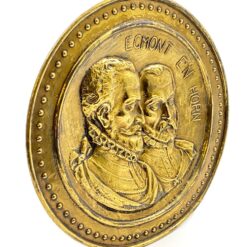 Žalvarinis bareljefas su grafų Egmont ir Horn atvaizdu 3×31,5×31,5 cm