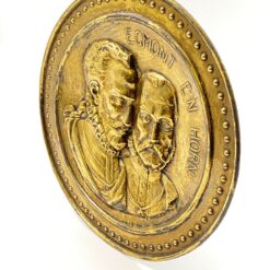 Žalvarinis bareljefas su grafų Egmont ir Horn atvaizdu 3×31,5×31,5 cm