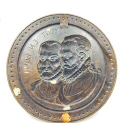 Žalvarinis bareljefas su grafų Egmont ir Horn atvaizdu 3×31,5×31,5 cm