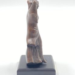 Bronzinė statula “Šokėjas” ant medinio postamento 6,5×6,5×12,5 cm