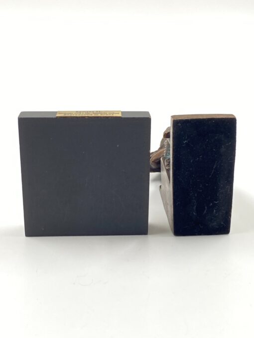 Bronzinė Ramzio 2-ojo statula ant medinio postamento 6,5×6,5×13 cm