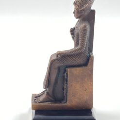Bronzinė Ramzio 2-ojo statula ant medinio postamento 6,5×6,5×13 cm