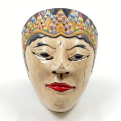 Indonezijos ceremoninė kaukė iš medžio 12x16x21 cm