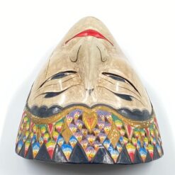 Indonezijos ceremoninė kaukė iš medžio 12x16x21 cm