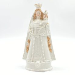 Porcelianinė Švč. Mergelės Marijos su Kūdikėliu Jėzumi statula 8x12x22 cm