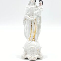 Porcelianinė Švč. Mergelės Marijos su Kūdikėliu Jėzumi statula 7x8x21 cm
