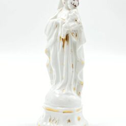 Porcelianinė Švč. Mergelės Marijos su Kūdikėliu Jėzumi statula 8x8x20 cm