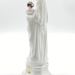 Porcelianinė Švč. Mergelės Marijos su Kūdikėliu Jėzumi statula 8x8x20 cm