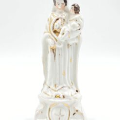 Porcelianinė Švč. Mergelės Marijos su Kūdikėliu Jėzumi statula 7x9x20 cm