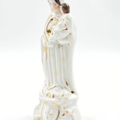 Porcelianinė Švč. Mergelės Marijos su Kūdikėliu Jėzumi statula 7x9x20 cm