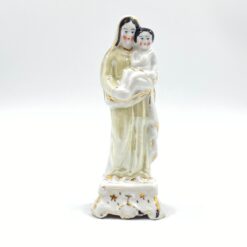 Porcelianinė Švč. Mergelės Marijos su Kūdikėliu Jėzumi statula 6x7,5x20 cm