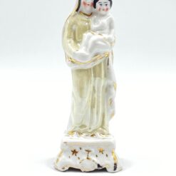 Porcelianinė Švč. Mergelės Marijos su Kūdikėliu Jėzumi statula 6×7,5×20 cm