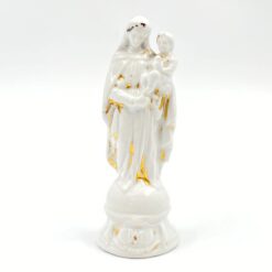 Porcelianinė Švč. Mergelės Marijos su Kūdikėliu Jėzumi statula 6x6x15,5 cm