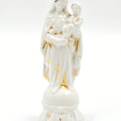 Porcelianinė Švč. Mergelės Marijos su Kūdikėliu Jėzumi statula 6x6x15,5 cm