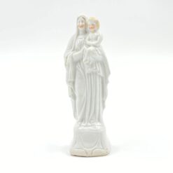 Porcelianinė Švč. Mergelės Marijos su Kūdikėliu Jėzumi statula 5x6x15 cm