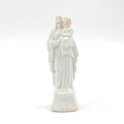 Porcelianinė Švč. Mergelės Marijos su Kūdikėliu Jėzumi statula 5x6x15 cm
