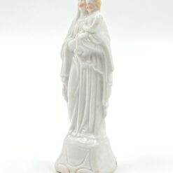 Porcelianinė Švč. Mergelės Marijos su Kūdikėliu Jėzumi statula 5x6x15 cm