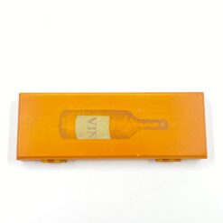 Vyno termometras medinėje dėžutėje 7,5×19,5×2,5 cm