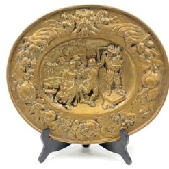 Žalvarinis bareljefas “Šokiai” 3x35x30 cm