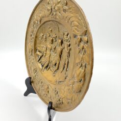 Žalvarinis bareljefas “Šokiai” 3x35x30 cm