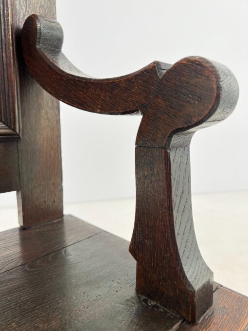 Senovinis ąžuolinis suolas 42x81x141 cm, 53 cm