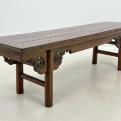 Rytietiškas medinis suolas 46x191x55 cm