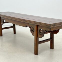 Rytietiškas medinis suolas 46x191x55 cm