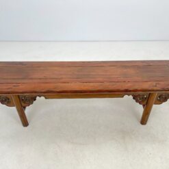 Rytietiškas medinis suolas 46x191x55 cm