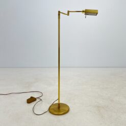 Žalvarinis pastatomas reguliuojamas šviestuvas 22x54x105-148 cm