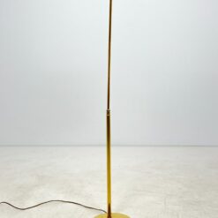 Žalvarinis pastatomas reguliuojamo aukščio šviestuvas 25x50x126-136 cm