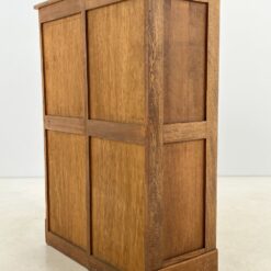 Art Deco stiliaus ąžuolinė archyvavimo komoda 40×90,5×122 cm