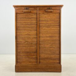 Art Deco stiliaus ąžuolinė archyvavimo komoda 40×90,5×122 cm