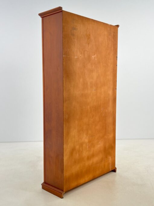 Pastatoma riešutmedžio knygų lentyna 35,5x100x189 cm