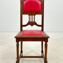 Ąžuolinė kėdė su eko oda 43x46x102 cm, 43 cm