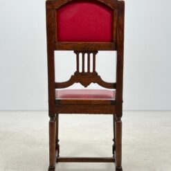 Ąžuolinė kėdė su eko oda 43x46x102 cm, 43 cm