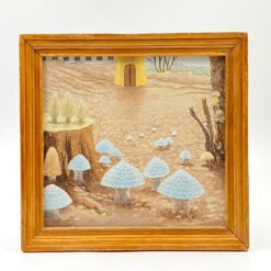 Paveikslas "Miesto grybynas", autorius Vladas Juodagalvis 2x32,5x31 cm