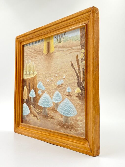 Paveikslas “Miesto grybynas”, autorius Vladas Juodagalvis 2×32,5×31 cm