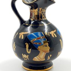 Keramikinis egiptietiškas ąsotėlis (220 ml) 8,5×8,5×12 cm
