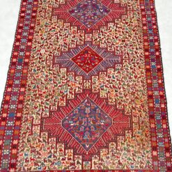 Vilnonis rankų darbo kilimas “Kilim” 196x124x0,3 cm